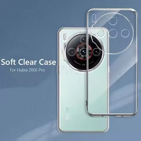 For ZTE Nubia Z60S Pro Simple Slim Soft TPU Clear Transparent Phone Case For ZTE Nubia Z60S Pro Z60S