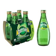 Perrier Sparkling Lime Mineral Water, 4s x 330ml [France]