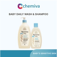 [Fast Shipping] [Fast Shipping] Aveeno Baby Daily Moisture Gentle Body Wash & Shampoo with Oat Extra