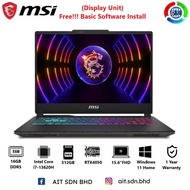 MSI Cyborg 15 A13VEK-887 15.6"FHD Gaming Laptop i7-13620H 16GB 512GB SSD RTX4050 6GB W11 (Display Un