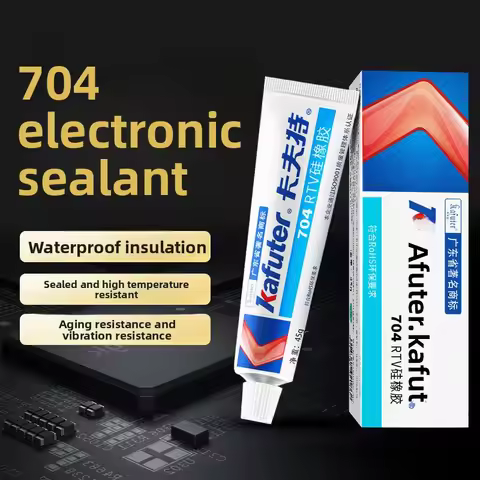 Kafuter Silicone Industrial Adhesive 45g K-704 705 704B RTV Silicone Rubber Black White Transparent 