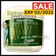 Discount Price Natures Plus Rx Joint Cream Joint Ointment Glucosamine Chondroitin Msm