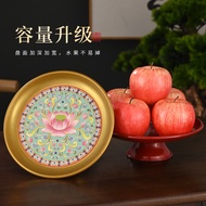 Home Use Offering Plate High Stand Offering Fruit Plate Ceramic Lotus Offering Plate Buddha Offering