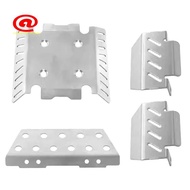 Metal Chassis Kit +Axle Cover Kit for 1/8  Allrock 1/8 H8h V1v2 RC Car Parts