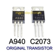 2PCs/LOT A940 / C2073 TRANSISTOR T-220 Package, Transistor