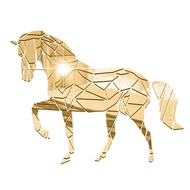 on sale MOORE Glossy Acrylic Sticker Self-adhesive Acrylic DIY Mirror Horse Stickers Home Decor