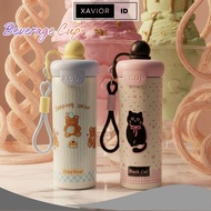 XV Tumbler Beverage Cup 600ML Cute Tumbler/