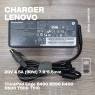 Laptop Charger Adapter Lenovo ThinkPad Edge B490 B590 R400 R500 T500 T510 20V 4.5A (90W) 7.9*5.5mm