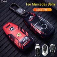 ZOBIG ABS Mercedes Benz Car Key Cover Case Fit for 2019-2025 Mercedes Benz A C E S class E63 W213 W1