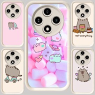 M-17 Pusheen White Paint Casing for Xiaomi Redmi poco X7 C75 14C A3X C61 A3 X3 NFC Pro 5G