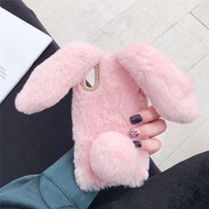 Suitable for Sony mobile phone Xperia 10 VI/7th generation Xperia5 plush rabbit hand warmer phone ca