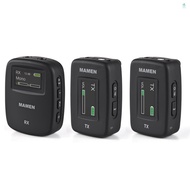 MAMEN Sm-w16 Mic 50m Auto Wireless 1 50 M Clip-on Mic 50m Receiver) 2 4 Receiver 2 50m Auto Real-tim
