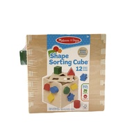 Melissa & Doug บล็อกไม้หยอดรูปร่าง รุ่น 0575 Shape Sorting Cube