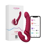Lovense Lapis App-Controlled Flexible Double-ended Vibrating Strapless Strap-on Dildo