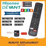 Fast send Devant Hisense Smart TV remote control Original EN2BD27H EN2BC27 EN2BC27D for Hisense LCD TV Remote