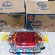 Stoplamp Lampu Belakang Mio Sporty Smile Custome Smoke Orange [Ready]