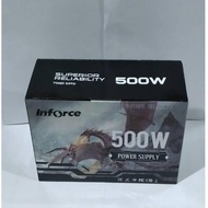 Power Supply PC 500 Watt - PSU Komputer 500W INFORCE BLACK