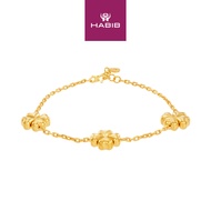 HABIB 916/22K Yellow Gold Bracelet L5210124-P