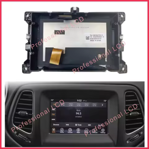 TDO-WXGA0700K00033-V2 TDO-WXGA0700K00057-V1 TD0-K00033-S-W-1-E For 2017-2020 Jeep Compass AM FM Radi