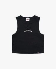 DICKIES - Áo ba lỗ nữ phom croptop Ribbed DK0A87T9-BLK