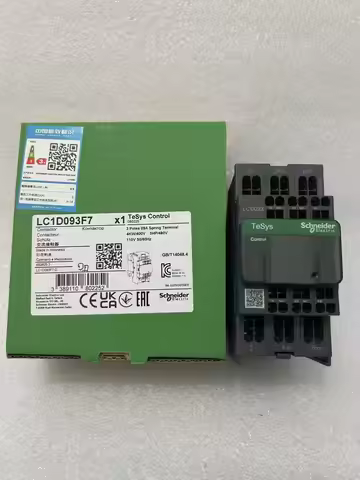 LC1D093F7 TeSys D contactor - 3P(3 NO) - AC-3 - = 440 V 9 A - 110 V AC coil