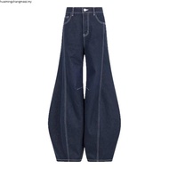 SIVALI Dune Barrel Jeans - Women's Premium Highwaist Low Waist Wide Leg Cut Korean Look Casual Jeans