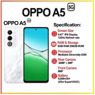 Oppo A5 5G 8GB+256GB 6000mAH 45w Charging
