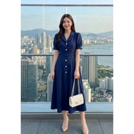 GRL navy dress