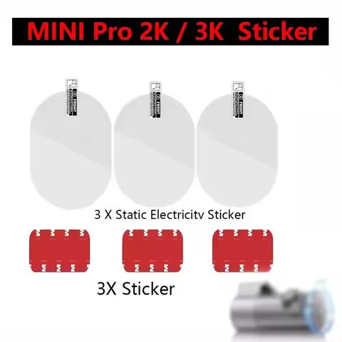Electricity Sticker for DDPAI MINI Pro 2K Sticker for MINI Pro 3K Dash Cam Electricity Sticker 3pcs