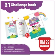 21 Days To Be Awesome Sticker Rewards Book suitable for 4-9 years