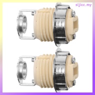 🎤 2pcs Ceramic G9 Threaded Socket Screw in Light Bulb Holder Replacement