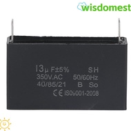 WISDOMEST CBB61 Capacitor, 13μF  Proof Motor Start Capacitor, Safe 350VAC Gasoline Generator Start C