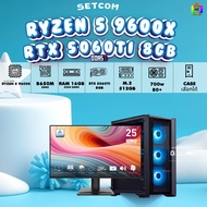 SETCOM+MONITOR BONMECOM2 ครบเซ็ตพร้อมจอ/ CPU AMD AM5 RYZEN 5 9600X/ RTX 5060TI 8GB/Case เลือกได้ครับ