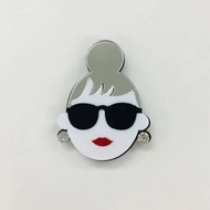 ~~~Versailles Life Boutique~~ Japan Imported Cute EMMA Girl Silver Shape Magnetic Pin.brooch