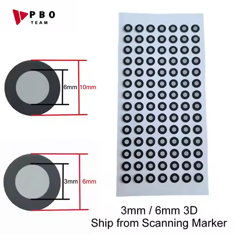 For Creality 100/1000 Points 3/6mm 3D Scanning Mark Point for Creality CR-Scan Raptor/ Otter/ Ferret