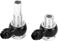 90 Degree 6AN x 1/4NPSM Banjo Fittings Connector for Transmission Oil Cooler 4L80E 1997 Mid 2010, Pr