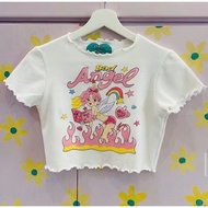 BAD ANGEL Crop Top ️‍ Daddy & The muscle academy Brand