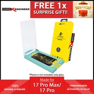 ORI [ 17 Pro Max / 17 Pro ] Hoda 3D Full Glue Clear Glass Screen Protector with Dust-Free Helper