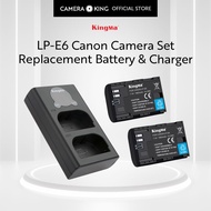 [KingMa] LP-E6 Camera Replacement Set / Charger/ Battery for CANON LP-E6 Batteries LPE6 | LPE-6 | LP
