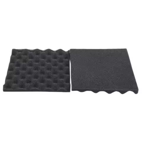 12/24/36pcs Studio Acoustic Foams Panels Sound Insulation Foam 25x25cm Suitable For Recording Studio
