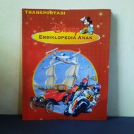 BUKU ENSIKLOPEDIA ANAK - TRANSPORTASI - DISNEY *PAPERBACK - INDONESIAN LANGUAGE *VINTAGE - RARE FIND