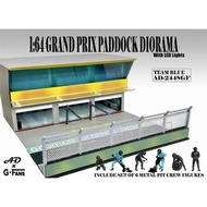 [Pre order 預訂] American Diorama 1/64 Grand Prix Paddock Diorama – Team Black #AD-2448