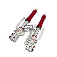 MERAH USD KTC Aerox Shock Front Shock Upside Down KTC Aerox Red