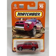Matchbox TOYOTA 4RUNNER Burgundy Red Pickup Truck SUV 70 th 1/64 Diecast Car [7cm x 2.5cm x 2cm] Hot