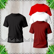 T-Shirt Soft style Round Neck "100% Cotton " Adult Plain Blank "T-Shirt Unisex " Baju Kosong"