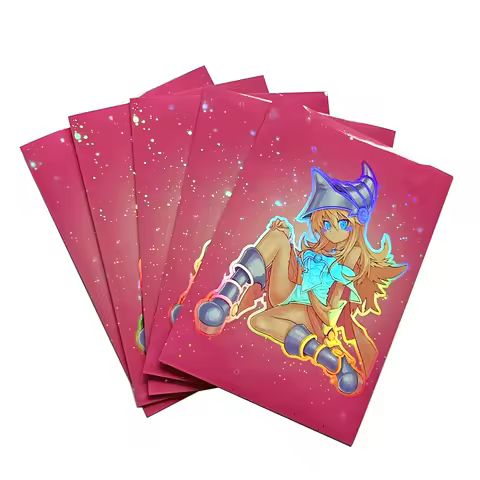Dark Magician Girl Anime Card Protective Sleeves Toploaders For Trading Card Deck Card Cover Compati