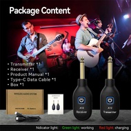Electric Guitar Wireless Receiver Transmitter Musical Instrument A12 Small Speaker Hair Dryer Guzhen