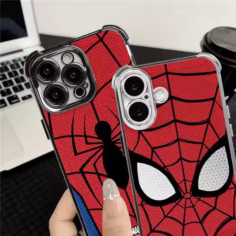 Hero Spiders Plating Phone Case For Huawei Honor X6d 600 x8d X5c X7d Magic7 Play10 400 X9d X6c Pro L