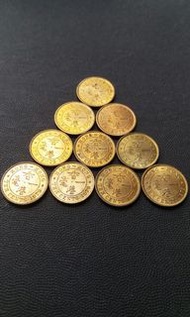 香港硬幣一毫1979十個