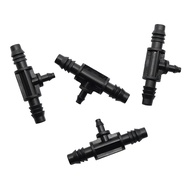 5 PCS Garden Tee Hose Connector Greenhouse Irrigation 8mm to 4mm Water Splitter